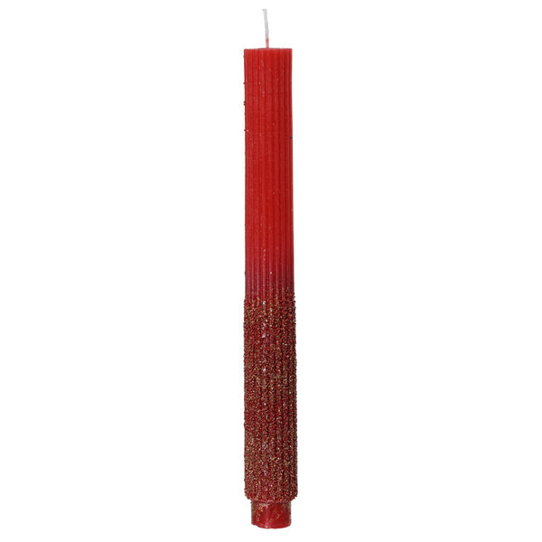 Decoris Gilded Berry Dinner Candle (Pack of 2)