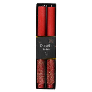 Decoris Gilded Berry Dinner Candle (Pack of 2)