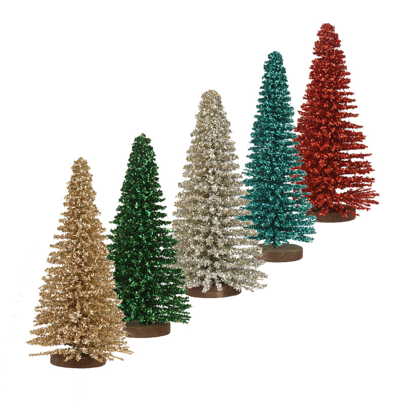Decoris Glitter Bristle Tree
