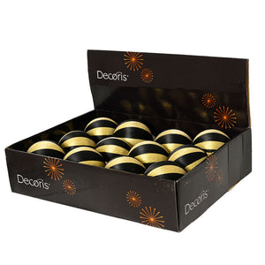 Decoris Golden Noir Bauble