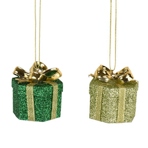 Decoris Hanging Glitzy Gift (Assorted Designs)