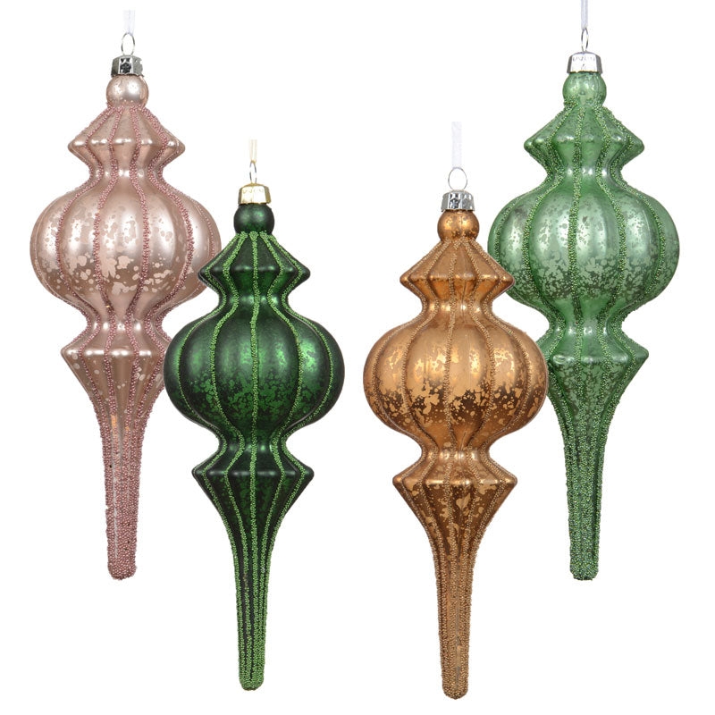 Decoris Vintage Spire Hanging Ornament (Assorted Designs)