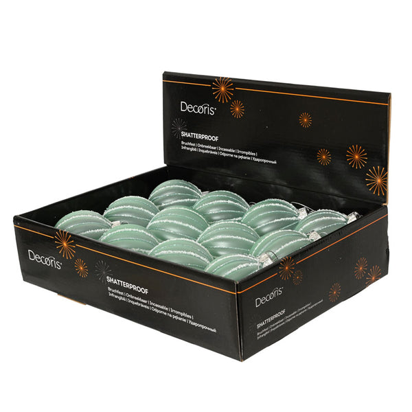 Decoris Icing Mint Shatterproof Bauble