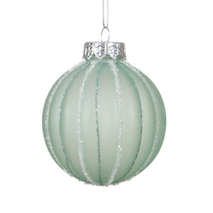 Decoris Icing Mint Shatterproof Bauble