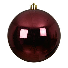 Decoris Large Shatterproof Bauble in Dark Rose