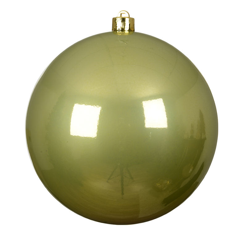 Decoris Large Shatterproof Bauble in Warm Pistachio