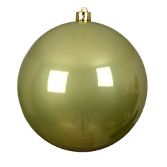 Decoris Large Shatterproof Bauble in Warm Pistachio