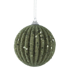 Decoris Mossy Glitz Foam Bauble