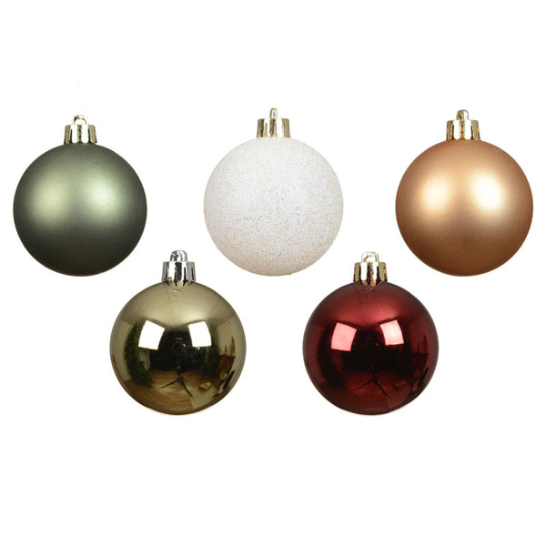 Decoris Gilded Nature Bauble Mix (Pack of 30)