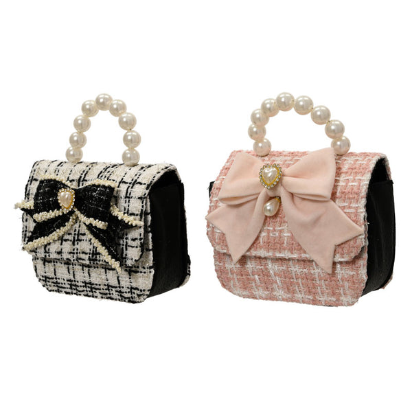 Decoris Parisian Tweed Handbag (Assorted Designs)