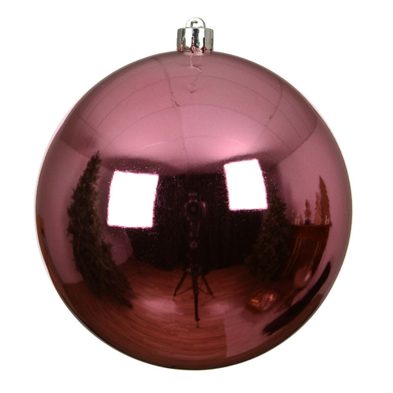 Decoris Large Shatterproof Bauble in Pink Blossom