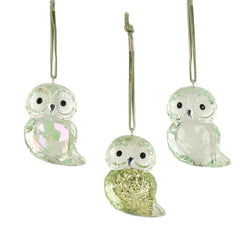 Decoris Hanging Polystyrene Owl (Assorted Designs)