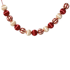 Decoris Silk Shimmer Ball Garland