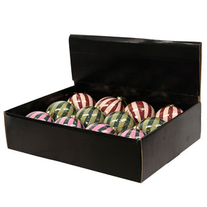 Decoris Starlight Stripe Bauble (Assorted Designs)