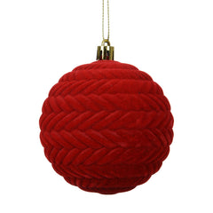 Decoris Velvet Braid Bauble