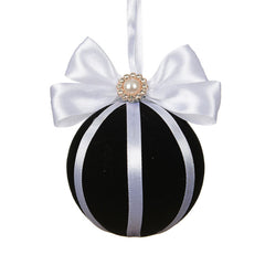 Decoris Velvet Noir Foam Bauble