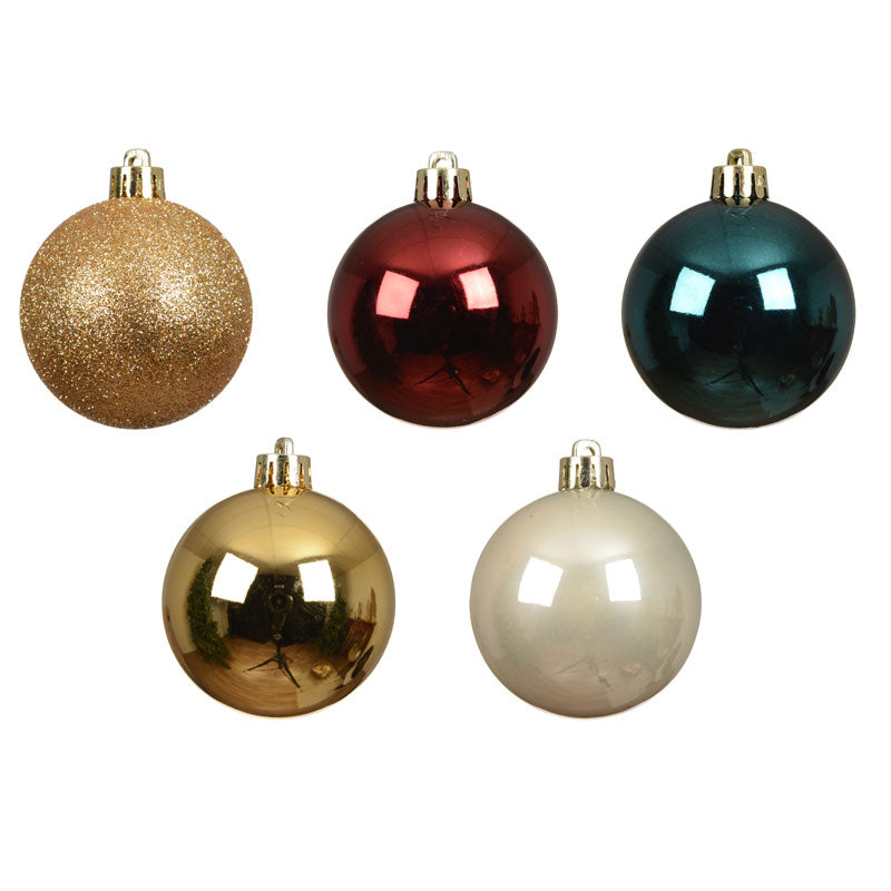 Decoris Victorian Gala Bauble Mix (Pack of 30)