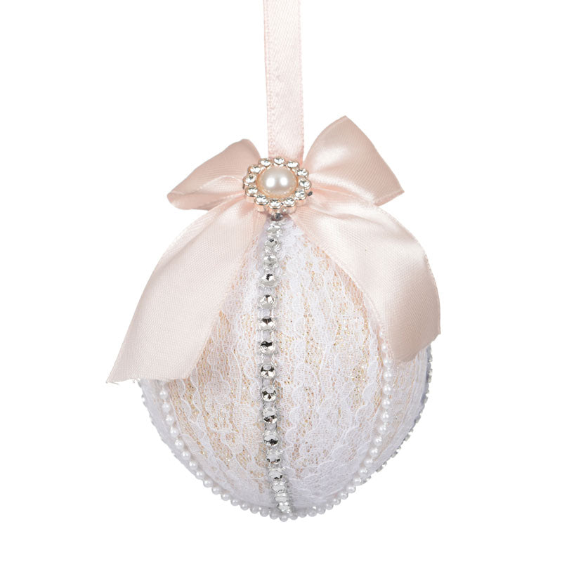 Decoris Vintage Veil Foam Bauble