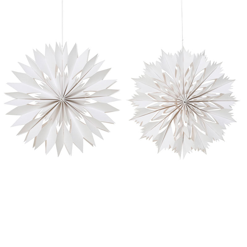 Decoris White Cut Out Star (Assorted Designs)