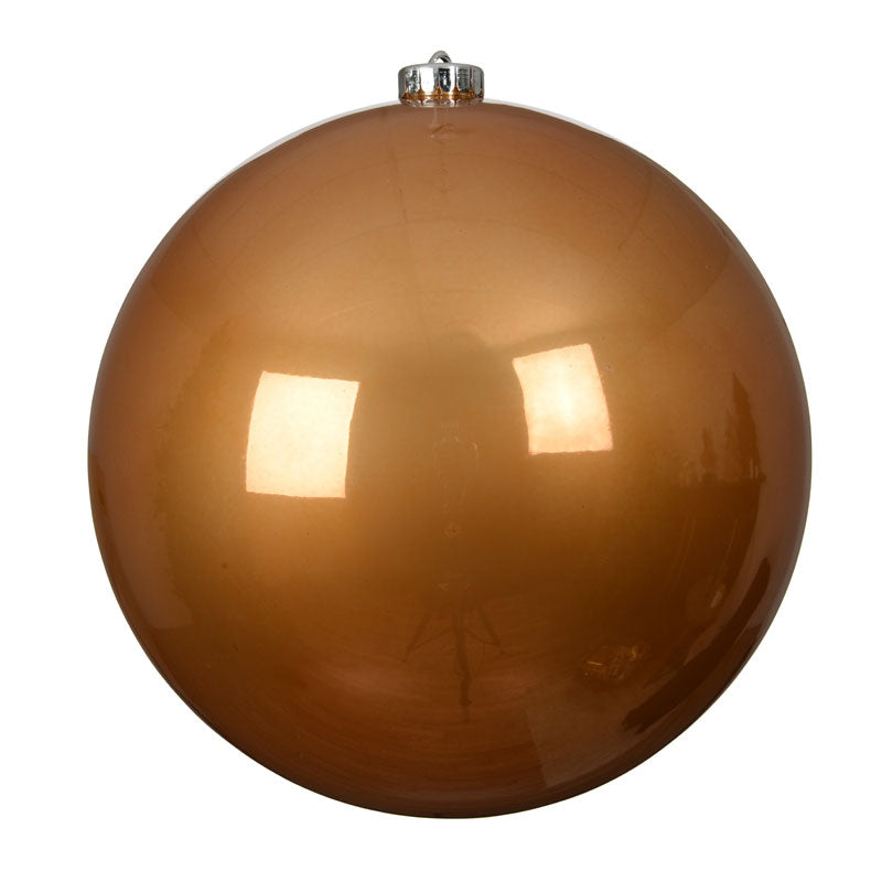 Decoris XL Shatterproof Bauble in Caramel Brown