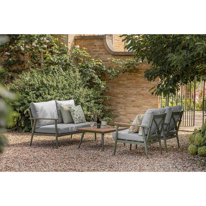 Bramblecrest RHS Wisley 2-Seat Sofa Lounge Set in Sage image 0