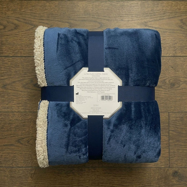 Deyongs Giant Plain Sherpa Throw