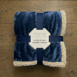 Deyongs Giant Plain Sherpa Throw