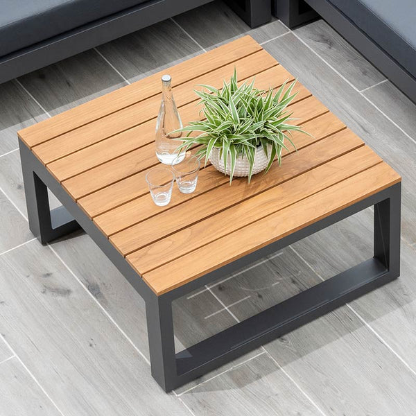 LIFE Soho Corner Sofa Set in Lava with All Weather Carbon Cushions image 2