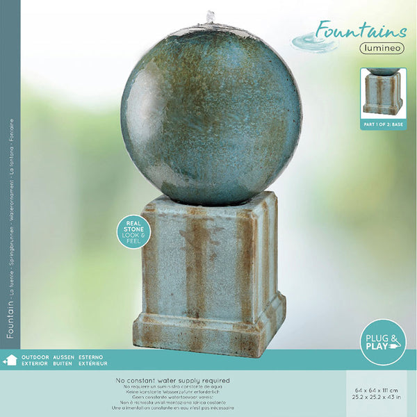 Lumineo Sphere Fountain Copper Water Feature image 1