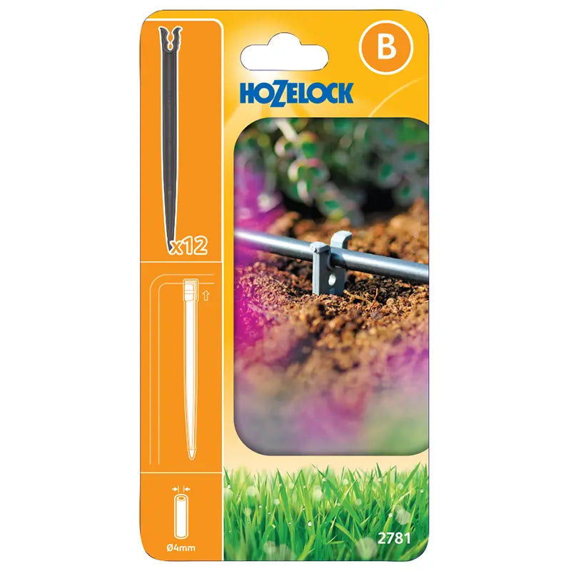 Hozelock Micro Tube Stake 4mm (Pack of 12) image 0
