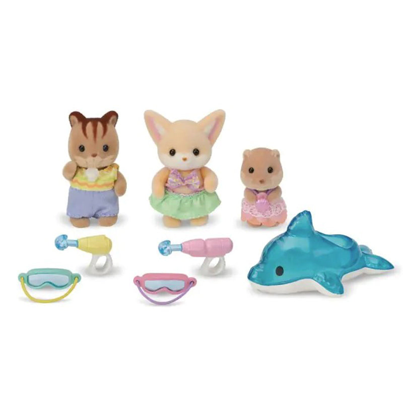 Sylvanian Families 'Nursery Friends Pool Fun Trio' Play Set image 0