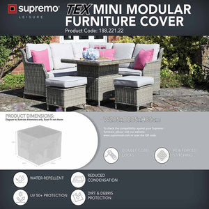 Supremo TEX Mini Modular Garden Furniture Cover image 1