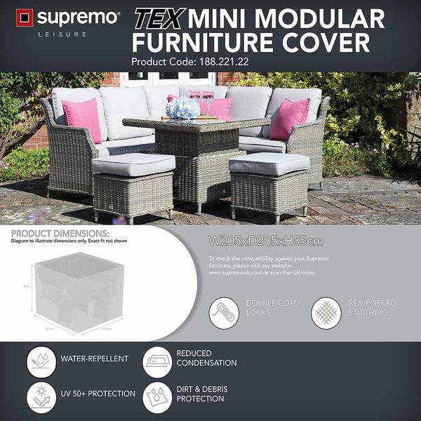 Supremo TEX Mini Modular Garden Furniture Cover image 1