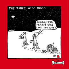Woodmansterne Three Wise Dogs Christmas Card image 0
