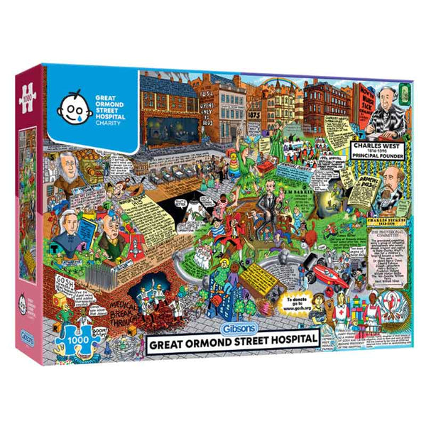 Gibsons Great Ormond Street Hospital 1000 Piece Jigsaw Puzzle image 1
