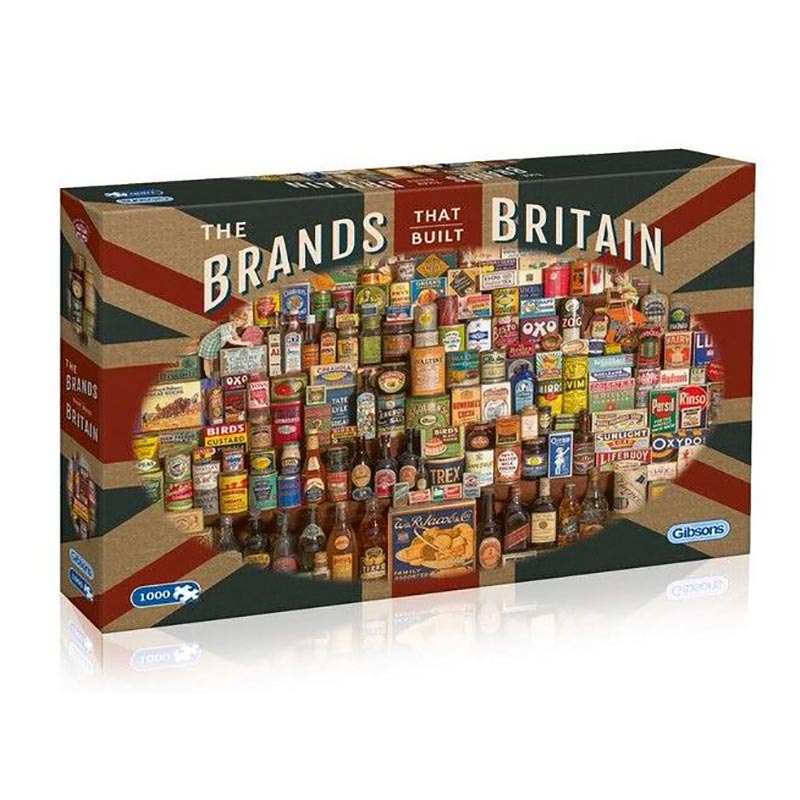 Gibsons The Brands That Built Britain 1000 Piece Jigsaw Puzzle image 0