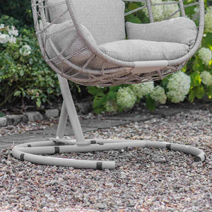 Bramblecrest Santiago Folding Hanging Egg Chair in Mocha image 3