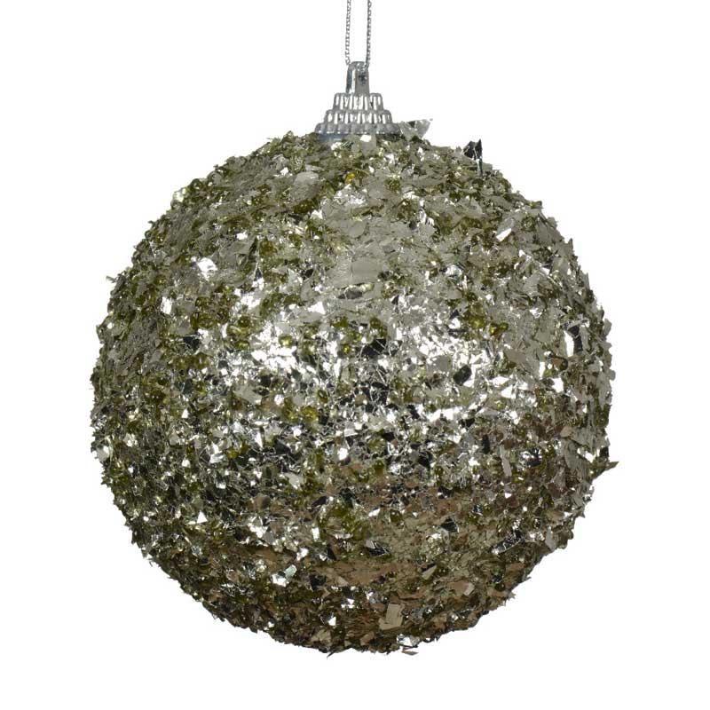 Decoris Foam Bauble in Rosemary Green image 0