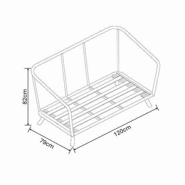 Dimensions for Hartman Etna 2 Seat Sofa