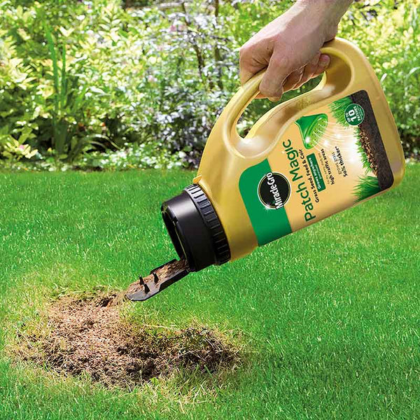 Miracle-Gro Patch Magic Grass Seed, Feed & Coir (13 patches) image 2