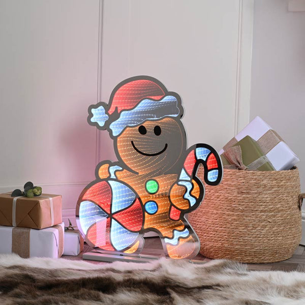 Festive Infinity Gingerbread with Candy Cane image 1