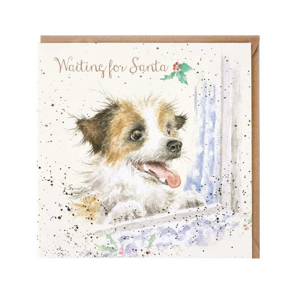 Wrendale Designs Waiting For Santa Christmas Card image 0