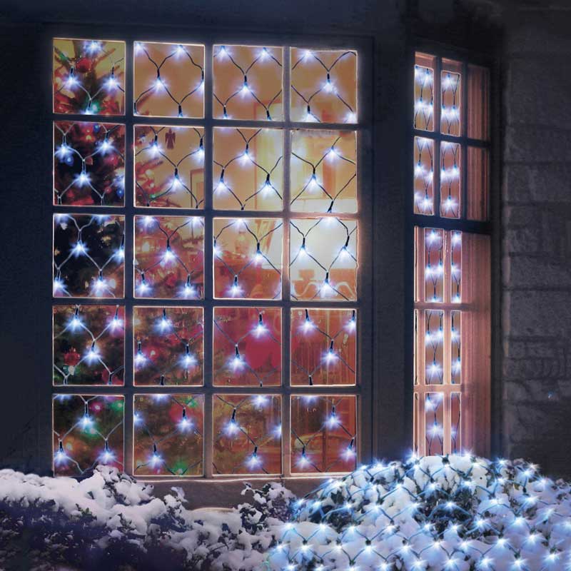 Premier 360 Multi-Action LED Net Lights - White image 0