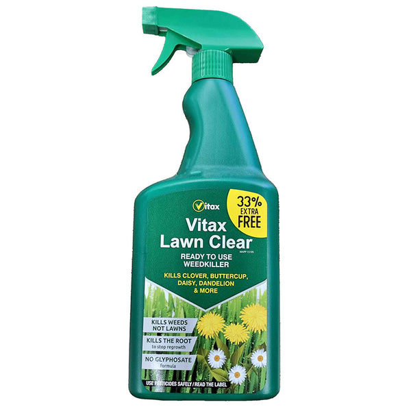 Vitax Lawn Clear Ready To Use Weedkiller (750ml plus 33% Extra) image 0
