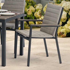 Bramblecrest Zurich 8 Seat Rectangular Dining Set with Parasol &amp; Base image 2