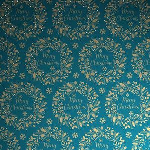Uniqueco Wreaths Gold Luxe Gift Wrap (2m) image 0