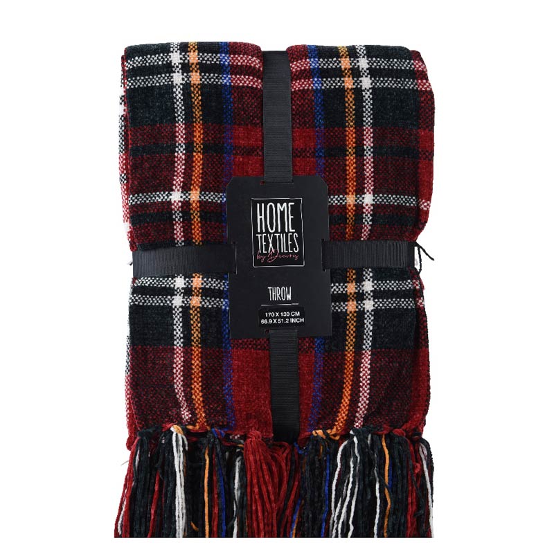 Decoris Tartan Throw with Fringe image 0