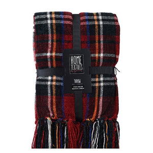 Decoris Tartan Throw with Fringe image 0