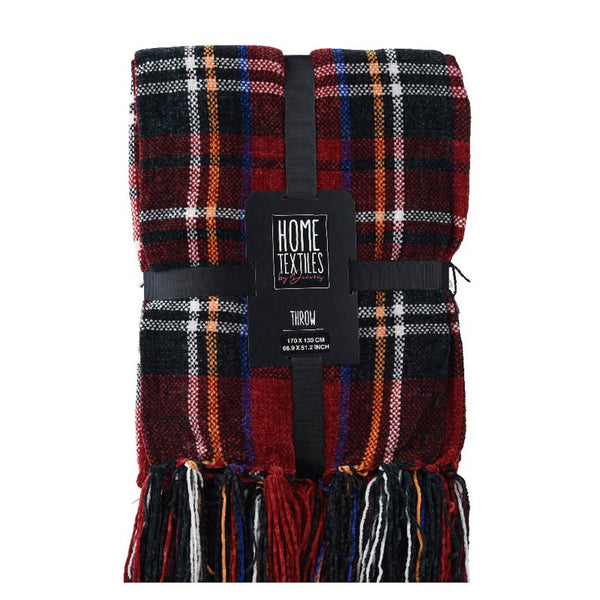 Decoris Tartan Throw with Fringe image 0