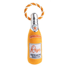 House of Paws Rosé Bottle of Wine Dog Toy image 0